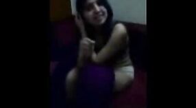 Desi girl in Indian sex video with young chachu 5 min 40 sec