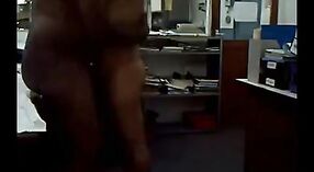 Indian sex video featuring a sexy figure lady shop receptionist caught by an office boy 1 min 20 sec