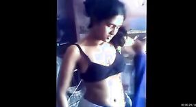 Indian sex video featuring a school girl stripping off her clothes for her boyfriend 0 min 0 sec