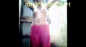 Amateur porn video of a Bengali girl in an outdoor bath 2 min 10 sec