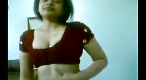 Desi Girlfriend's Big Tits Get Fondled and Gives a Sloppy Blowjob 1 min 30 sec
