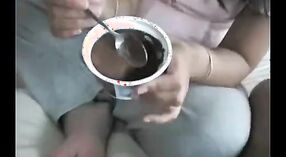 Desi girlfriend gives an amateur blowjob and tastes cum 3 min 30 sec
