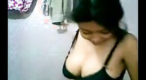 Indian Sex Videos: A Sexy Bangladeshi Girl Caught by Herservant 1 min 10 sec