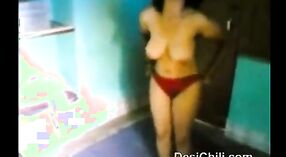Amateur Indian girl strips for her boyfriend in amateur sex video 2 min 50 sec