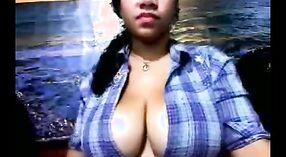 Desi milf Gheeta Bhabi's big boobs on cam 3 min 00 sec