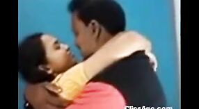 Desi girl gets kissed and felt by client in a hot video 2 min 40 sec