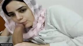Pakistani babe gives a hot solo blowjob on webcam 4 min 50 sec