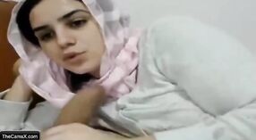 Pakistani babe gives a hot solo blowjob on webcam 6 min 20 sec