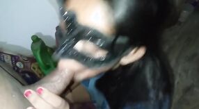 Indian MILF Gives a Sloppy Blowjob and Gets Licked by a Dark Dick 1 min 20 sec
