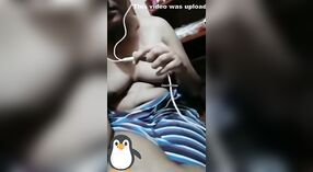 Desi Girl's Solo Video: Watch Her Show Off Her Boobs and Pussy on Vc Part 3 1 min 20 sec