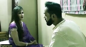 Desi bhabhi ' S Grote borsten bounce in heet porno video 1 min 40 sec