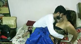 Naughty boy watches as big-breasted aunty gets fucked in desi porn video 6 min 20 sec