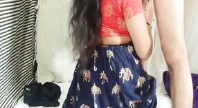 Desi aunty gets naughty with her big boobs 5 min 20 sec