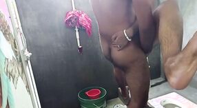 Desi Aunty's Bathroom Encounter: A Hot and Steamy Video 5 min 20 sec