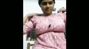 Aunt Mallu's selfie play with big boobs 3 min 20 sec