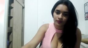 Indian porn model Helen flaunts her big boobs in this solo video 8 min 20 sec