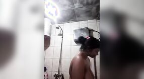 Nude selfie of a busty bhabha in the bathroom 6 min 20 sec