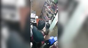 Leaked video of Indian shopkeeper's erotic encounter with boss 3 min 00 sec