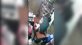 Leaked video of Indian shopkeeper's erotic encounter with boss 3 min 40 sec
