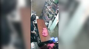 Leaked video of Indian shopkeeper's erotic encounter with boss 7 min 00 sec