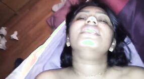 Big-boobed wife enjoys dildo play in her pussy 3 min 00 sec
