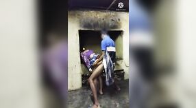 Desi porn video features a horny boy and an Indian MILF in a standing sex position 1 min 40 sec