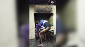 Desi porn video features a horny boy and an Indian MILF in a standing sex position 4 min 00 sec