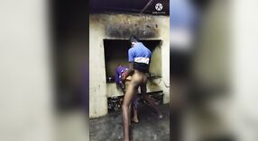 Desi porn video features a horny boy and an Indian MILF in a standing sex position 4 min 20 sec