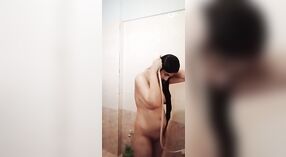 Desi Bhabhi's nude bath time video captures her sensual stripping 1 min 20 sec
