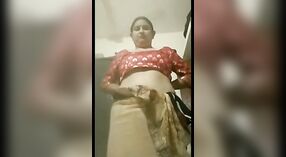Desi Bhabhi's Nude Strip and Show of Her Gorgeous Breasts 3 min 50 sec
