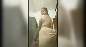 Desi Bhabhi's Nude Strip and Show of Her Gorgeous Breasts 4 min 20 sec