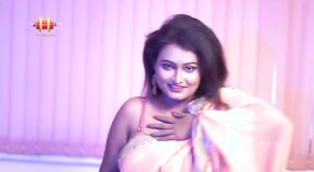 HD BF video of Sucharita's seductive striptease in a sari 5 min 20 sec