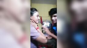 Indian sex tube video features passionate kisses and fondles 0 min 0 sec
