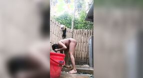 Desi MMC's outdoor bath time with a hot Indian aunt 0 min 0 sec