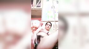 Pakistani girl gets her hairy pussy punished with a cucumber while enjoying vegetables 3 min 00 sec