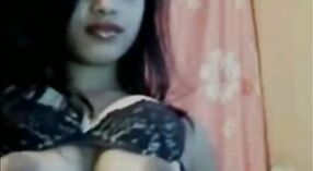 Big-breasted teacher from Coimbatore gets naughty on camera 4 min 20 sec