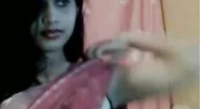 Big-breasted teacher from Coimbatore gets naughty on camera 4 min 50 sec