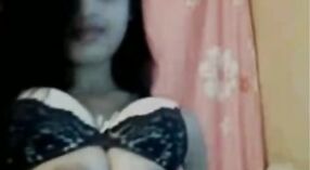 Big-breasted teacher from Coimbatore gets naughty on camera 5 min 20 sec