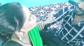 Tamil Sex Vibe Film: Green Sari in Hot Action 0 min 0 sec