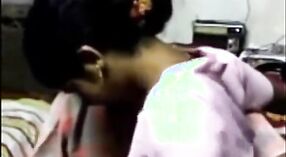 Beautiful tamil sex video featuring father kissing daughter and breast play 2 min 40 sec