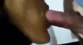 Bella tamil ragazza del college dà un incredibile pompino e ingoia sperma in questo caldo video porno 1 min 30 sec