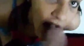 Beautiful tamil college girl gives an amazing blowjob and swallows cum in this hot porn video 2 min 50 sec