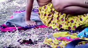 Tamil village girl Pollachi gets naughty in the woods 2 min 50 sec