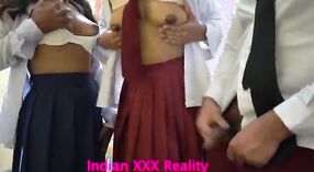 Threesome with Desi Village Schoolgirls 3 min 50 sec