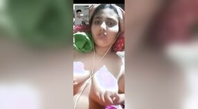 Bangla village teen flaunts her big boobs on camera 0 min 50 sec