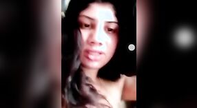 Desi Village Girl's Sexy Show in Nude MMS Video 1 min 00 sec