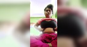 Indian village girl flaunts her big boobs and hairy pussy 3 min 50 sec