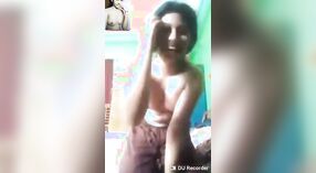 Bangla village girl shows off her sexy body in a video call 1 min 40 sec