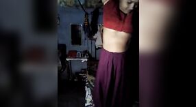 Desi village bhabhi's naked selfies in MMS video 0 min 30 sec