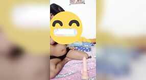 Sexy boobs and a dildo play for a village wife 1 min 50 sec